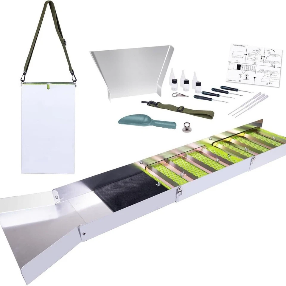 1.3m / 50" Small Sluice Box Fossicking Prospecting Gold and Gems AU - image 1 of 4