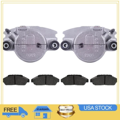 Kit pinza de freno delantera y pastillas de freno metálicas XH para Ford Bronco 1994 1995 1996 Foto 1 de 4