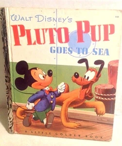 Walt Disney's Pluto Pup Goes To Sea by Annie Bedford 1952 #D30 - Picture 1 of 8