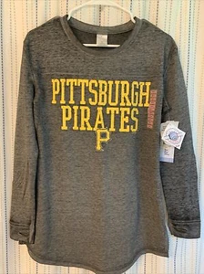 NEW Womens MLB Pittsburgh Pirates Baseball Long Sleeve Shirt Sz Small S - Picture 1 of 3