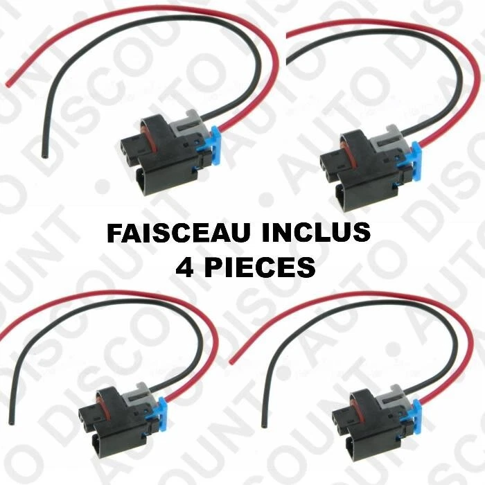 4 connecteurs fiche prise pour injecteur POUR SUZUKI SWIFT RENO CHEVROLET AVEO Foto 1 de 4