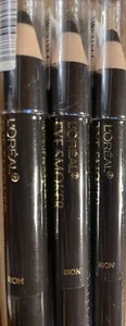 L’ORÉAL Eye Smoker Black Noir Line & Shadow Crayon NOS 05oz Set De 3 Alemania Nuevo - Imagen 1 de 4