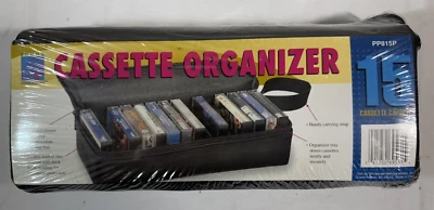 Vintage / Sound Dimension / 15 Cassette Tape Travel Organizer / New & Sealed - Image 1 of 2