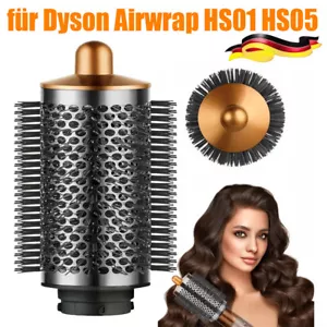 Für Dyson Airwrap HS01 HS05 Runde Volumenbürste Aufsatz Zylinderkamm Grau-Gold - Bild 1 von 18