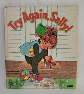 1969 Try Again, Sally! by Florence Laughlin Whitman Tell-A-Tale #2510 - Foto 1 di 12