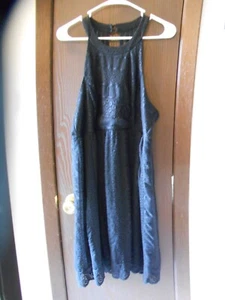 NWT WOMEN'S VANITY SLEEVELESS BLACK LACY DRESS SIZE XL - Picture 1 of 9