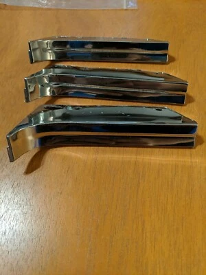 1977 1978 1979 Lincoln Continental Town Car Town Coupe Front Chrome Right - Image 1 of 4