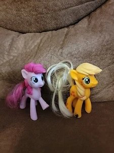 2 My Little Pony MLP APPLE JACK Pinkie Pie MCDONALDS PROMO Happy Meal Toy 2015 - Picture 1 of 10
