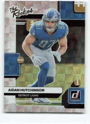 2022 Donruss The Rookies #13 Aidan Hutchinson NM-MT Lions   ID:112151 - Image 1 of 2