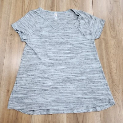 LuLaRoe Shirt Womens Sz XL, Round Neck, Heather Mint Green/Gray, Stretch  - Image 1 of 4