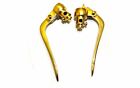 7/8 Inverted Clutch Brake Lever Set Brass Compatible With Ajs Bsa Triumph Bullet