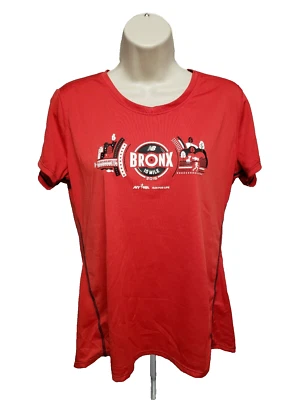 Camiseta deportiva New Balance New York Road Runners Bronx 2016 10 millas para mujer grande roja Foto 1 de 4