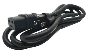 12AWG USA Canada Mexico Japan 3Pin Plug Type B - C19 Mains Power Cable Lead 3.8m - Picture 1 of 2