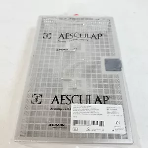 Aesculap JG285R Sterilization Tray Basket w Lid 274 x 172 x 60mm Stainless - Afbeelding 1 van 8