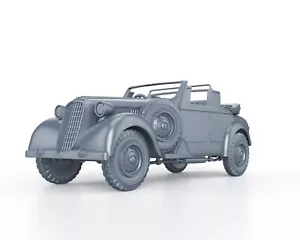 WWII ITALIAN - ALFA ROMEO 6C 2500 COLONIALE - 1/56 1/72 1/87 1/100 3D PRINTED - Imagen 1 de 4