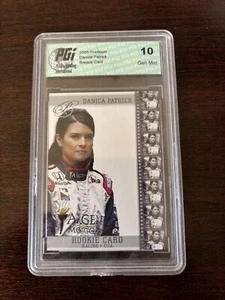 2005 Premium Sports Danica Patrick Rookie Card PGI Gem MINT 10 - Picture 1 of 2