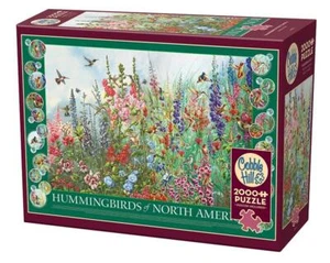 Cobble Hill Jigsaw Puzzle;  Hummingbirds of North America;  2,000 pieces - Picture 1 of 2