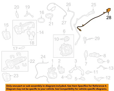 Ford OEM 18-22 F-250 Super Duty componentes de emisiones-módulo JC3Z5L239C Foto 1 de 2