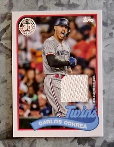 #89R2-CC Carlos Correa - 2024 Topps Serie 2 - 1989 Topps Reliquias de Béisbol - Imagen 1 de 2