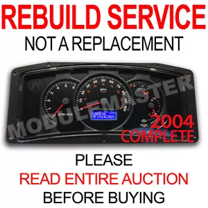 Rebuild Repair of 00 01 02 03 04 05 RV Workhorse Actia Cluster Display LCD Gauge - Foto 1 di 2