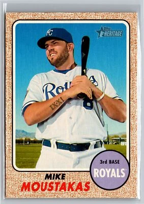 2017 Topps Heritage #387 Mike Moustakas - Image 1 of 2