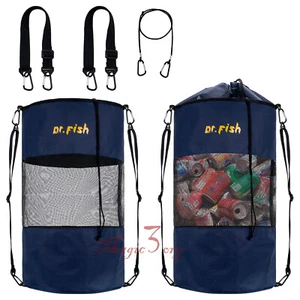Boat Trash Bag Heavy Duty Durable Mesh and Leakproof Canvas for Salt&Freshwater - Picture 1 of 9