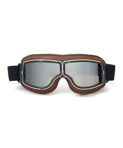 New CRG Vintage Bike Aviator Pilot Style Motorcycle Cruiser Scooter Goggles - Picture 1 of 7