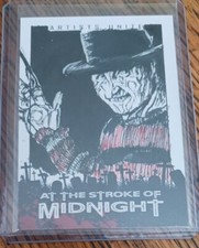 Artist James Dickson PSC Freddy Krueger Sketch Card Art Card