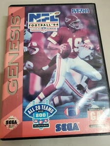 NFL Football '94 Starring Joe Montana - Sega Genesis - ohne Handbuch getestet gereinigt - Bild 1 von 5