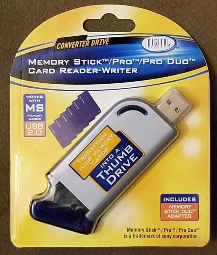 DIGITAL CONCEPTS MEMORY STICK / PRO / PRO DUO CARD READER & WRITER - Image 1 of 2