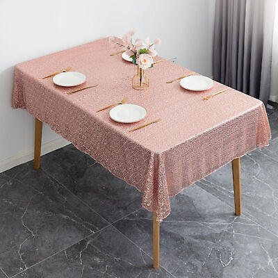 Table Mat Fine Workmanship Decorative Dining Room Sequin Table Cover Party • 19.96£