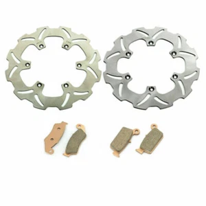 WR250/450F 03-15 For Yamaha Full Set Brake Rotors Pads YZ125 YZ250 YZ250F YZ450F - Picture 1 of 11