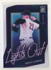 2021 Donruss Optic Lights Out #13 Roger Clemens Boston Red Sox BX8 - Foto 1 di 2