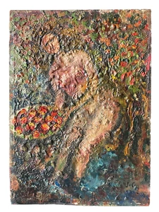 EDOUARD GOERG (1893-1969) FRENCH EXPRESSIONIST OIL BOARD - WOMAN PICKING FRUIT - Picture 1 of 15
