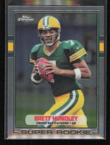 Brett Hundley 2015 Topps Chrome 1989 Topps Super Rookies #89-BH Packers