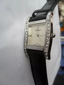 RELOJ CURVO HENLEY CORREA DE CUERO RELOJ PULSERA JOYAS CON ANTIALÉRGICO T0082 - Imagen 1 de 11