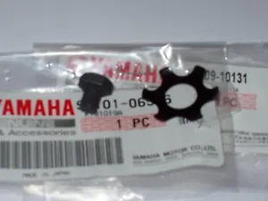 YAMAHA FS1E SS CHOKE LEVER NUT & WASHER  72 - 76 GENUINE - Picture 1 of 1