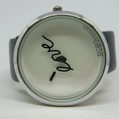 BCBGeneration GL4179 LOVE Genuine Leather Quartz Analog Ladies Watch - Image 1 of 4