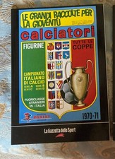 Gazzetta serie A soccer calciatori ristampa  Panini figurine completa 1970-71
