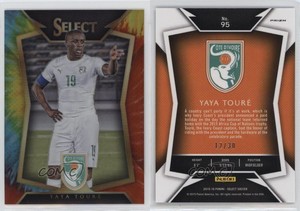 2015-16 Panini Select Tie-Dye Prizm /30 Yaya Toure #95.1