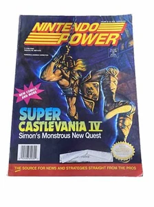 VINTAGE 1992 NINTENDO POWER MAGAZINE VOL 32 SUPER CASTLEVANIA IV SIMONS QUEST! - Picture 1 of 3