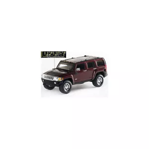 101324 LUXURY 1:43 Hummer H3 2006 rojo oscuro met. - Imagen 1 de 1