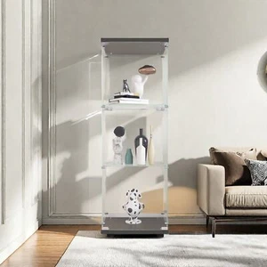 Glasvitrine Sammlervitrine Vitrine Vitrinenschrank Hartglas Kommode Standregal - Bild 1 von 11