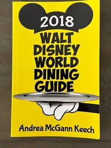 2018 Walt Disney World Dining Guide Book Restaurants Descriptions Mint Great - Picture 1 of 8