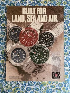 Vintage 1995 Swiss Army Watch Print Ad - Bild 1 von 7