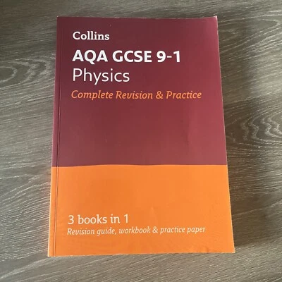 Collins AQA GCSE 9-1 Physics Complete Revision Guide, Workbook & Practice Paper - Image 1 of 4