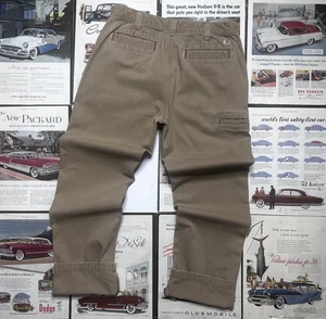 LESEN Carhartt Herren Khaki 34x34 4 Pocket Relaxed Fit Hose 100095 285 - Bild 1 von 8