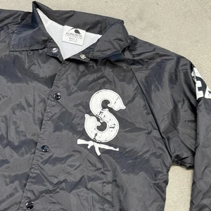 Chaqueta para hombre King Lil G AK 47 Boyz S negra United Sucios Mob Rap Snap Bomber - Imagen 1 de 8