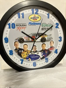Vintage NASCAR Pennzoil Roush Racing Oreilly Autoteile Uhr Neu - Bild 1 von 8