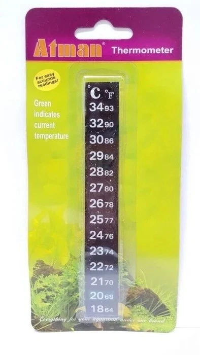 Atman Digital Thermometer for Aquarium Fish Tank Stick on 18C - 34C / 64F - 93F - image 1 of 1